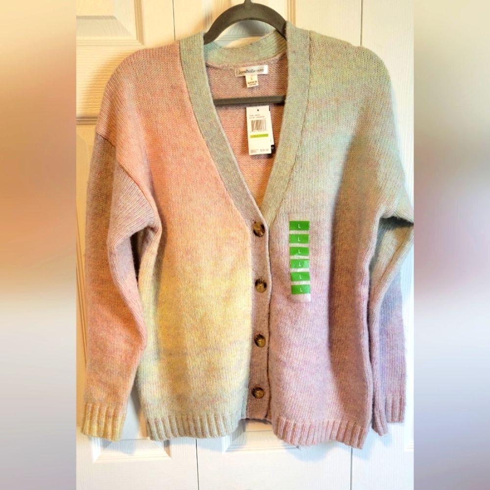JohnPaulRichard Lemonade Cardigan Sweater NWT Size:L